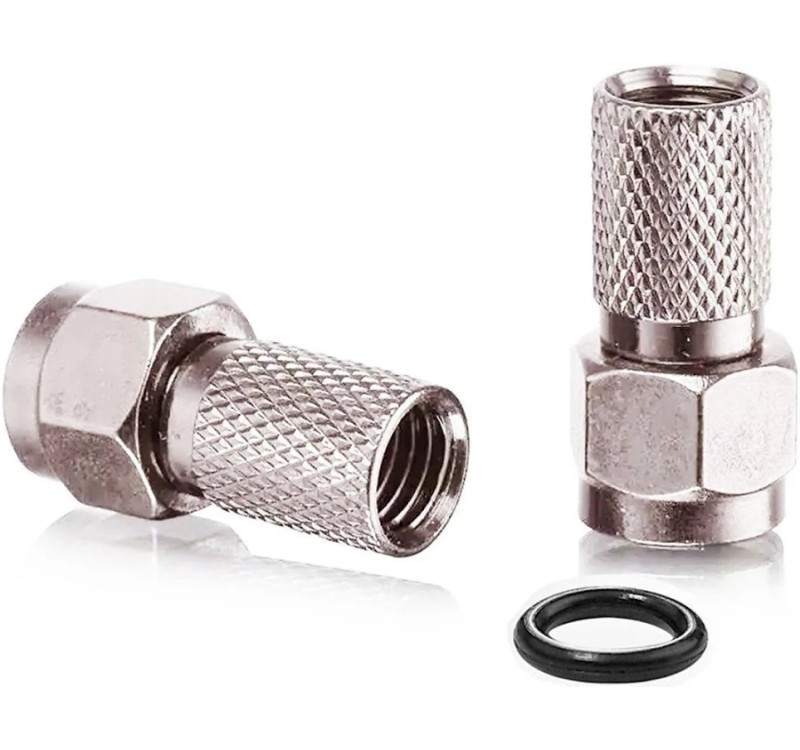 RG6 Contalı F Konnektör 1. Kalite 4 Adet