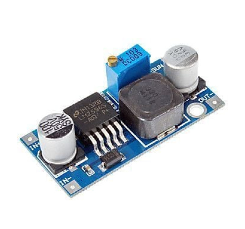 Mini Ayarlanabilir 3A Voltaj Regülatör Kartı - LM2596-ADJ