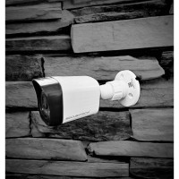 SECURITECH Sesli 2MP WARM LED AHD Bullet Plastik Kasa