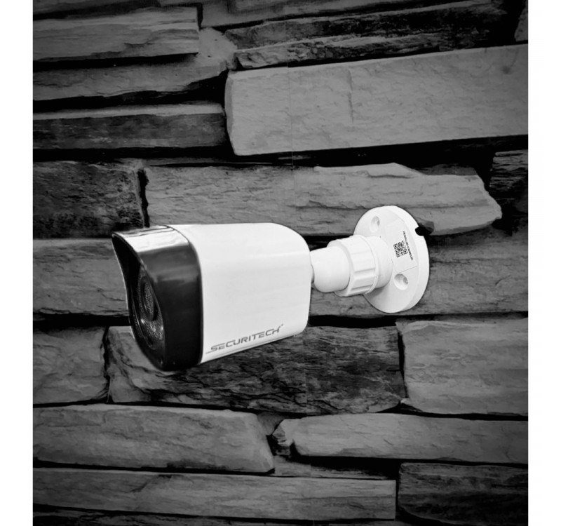 SECURITECH Sesli 2MP WARM LED AHD Bullet Plastik Kasa