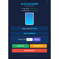 4G Simkartlı Uygulama (Smart) Kontrollü Sulama Pompa Kontrol Sistemi 