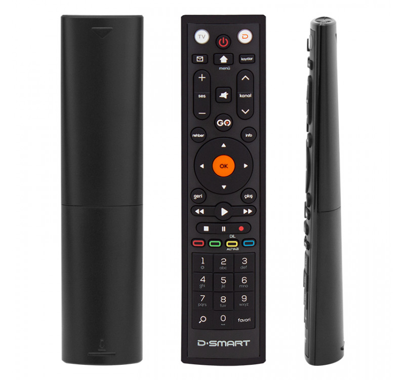 Orjinal D-Smart HD Blue Go Tuşlu Yeni Nesil Uydu Kumandası