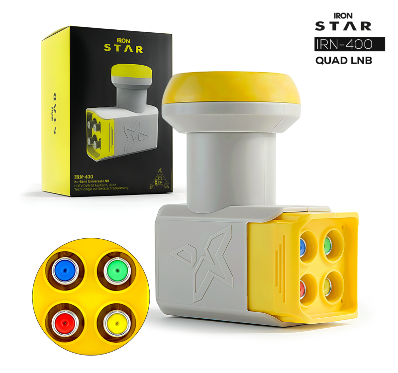 IRONSTAR Universal A Kalite Quad 4'lü LNB