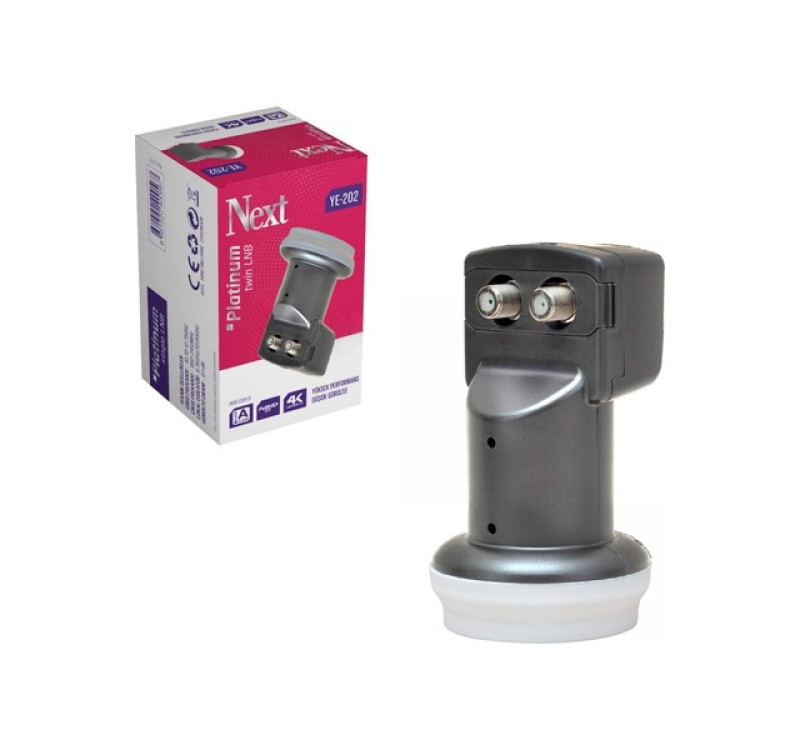 Next Lnb Ikili (Twin) Platınum 0.1db 3D 4K Next YE-202