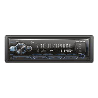 For-x X-4260BT 4X60W Bluetoothlu Oto Teyp 7 Renkli MP3 Çalar USB ve Aux Girişli