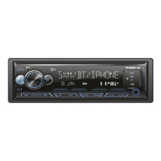 For-x X-4260BT 4X60W Bluetoothlu Oto Teyp 7 Renkli MP3 Çalar USB ve Aux Girişli