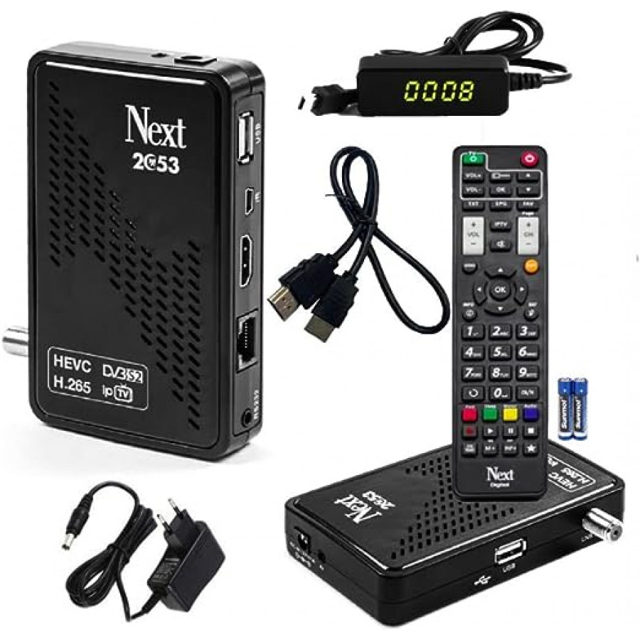Next 2053 H.265 HEVC IPTV Özellikli Çanaklı Çanaksız MPEG4 HD Uydu Alıcısı