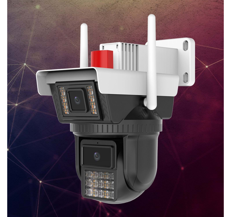 O-KAM 3040 3+3MP Wifi PTZ Kamera Adaptör Ve Hafıza Kartlı