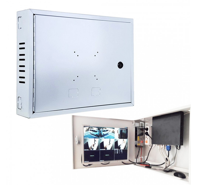 15 İnç Monitör Uyumlu 45x35x10 Cm Dik Tip Gri Dvr Kabini