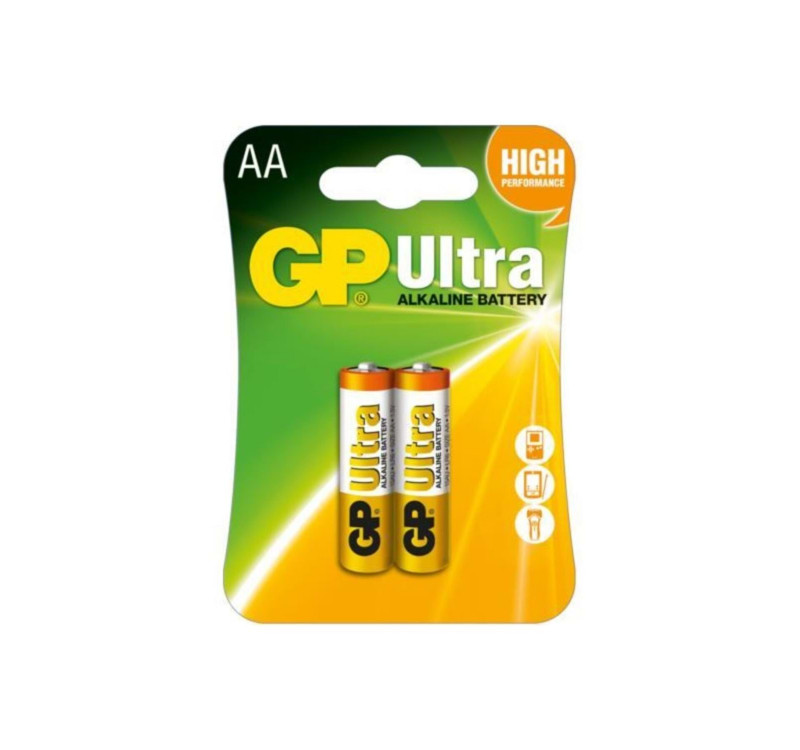 GP 2'li Paket Ultra Alkalin AA Kalem