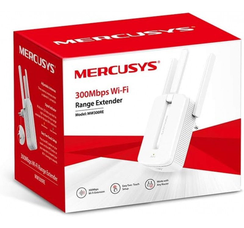 Mercusys MW300RE 300 Mbps Kablosuz Menzil Genişletici