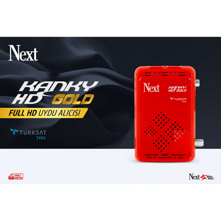 Next Kanky HD Gold TGKS'li MPEG4 HD Tak Kullan Uydu Alıcısı