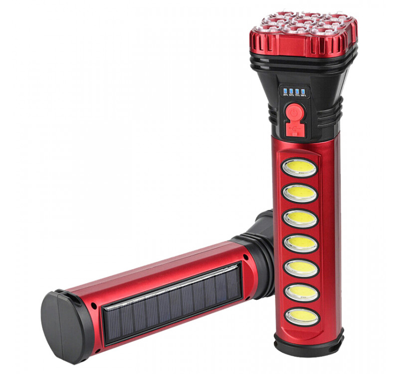 Powermaster Ledli (Solar) Güneş Enerjili Şarjlı El Feneri