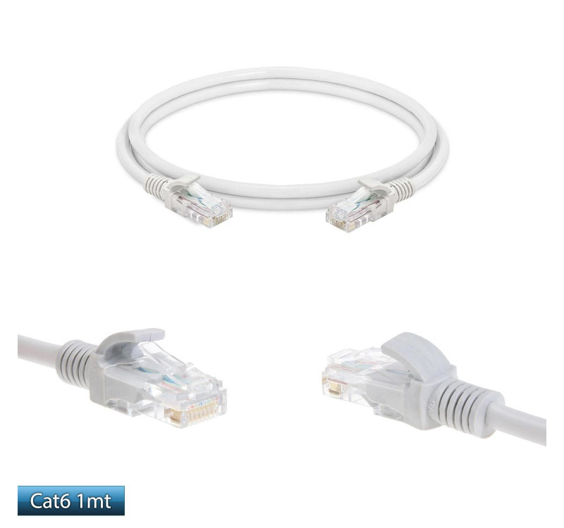 CAT6 PATCH NETWORK ETHERNET KABLOSU 1MT