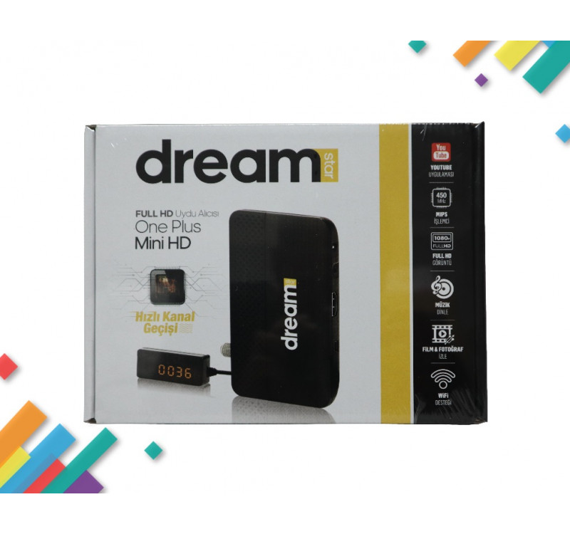 Dreamstar One Plus Mini Full HD Uydu Alıcısı