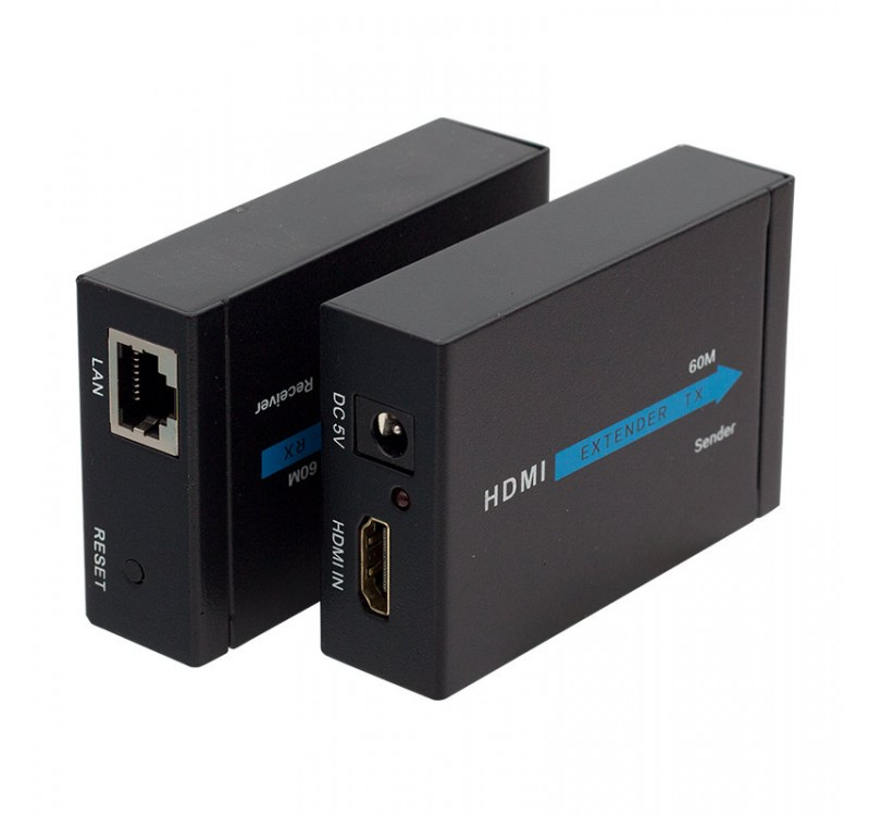 Powermaster HDMI To Cat5-Cat6 Extender 60 Metre Uzatıcı