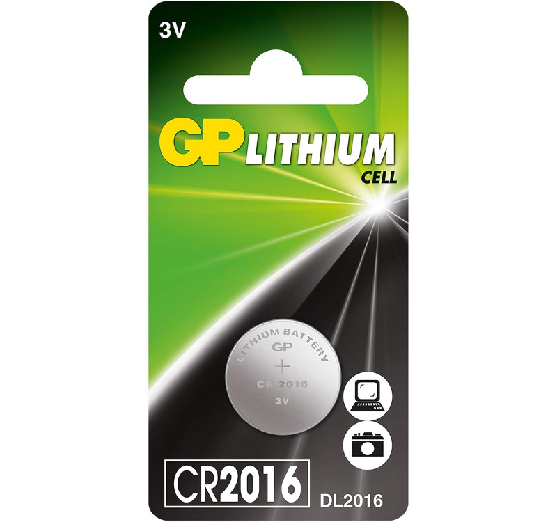 Gp CR2016 Boy Lityum Düğme Pil, 3 Volt, Tekli Fiyat