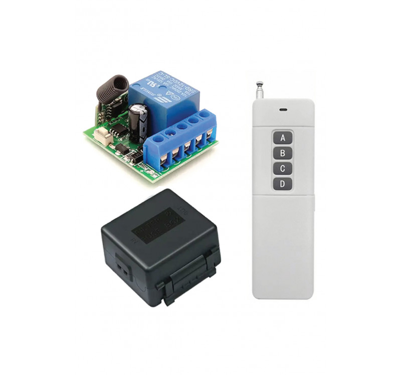 Sulama & Aydınlatma Kontrol Uzun Menzil RF Kumanda + 1 Kanal DC5V-30V 10A Röle