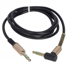 3.5 Mm Erkek-Erkek Gold Stereo L Uçlu Aux Kablo