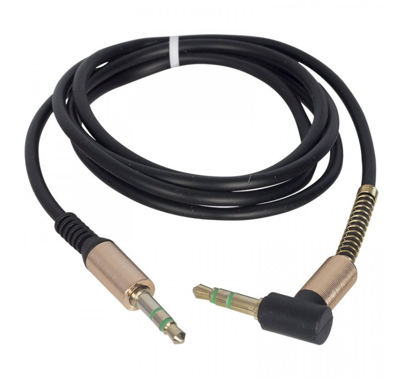 3.5 Mm Erkek-Erkek Gold Stereo L Uçlu Aux Kablo