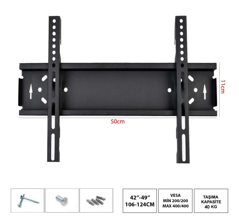 LCD ASKI APARATI SABİT 42 49 106-124CM