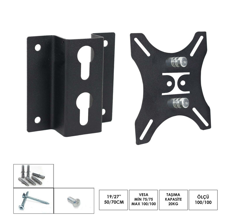 LCD MONİTÖR ASKI APARATI SABİT 19 27 50-70CM