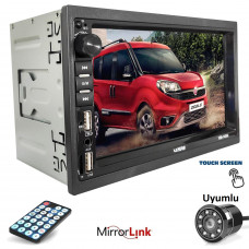 MEGA VM-1404 Double Teyp 7 İnç 4x65 Watt Bluetooth Mirrorlink