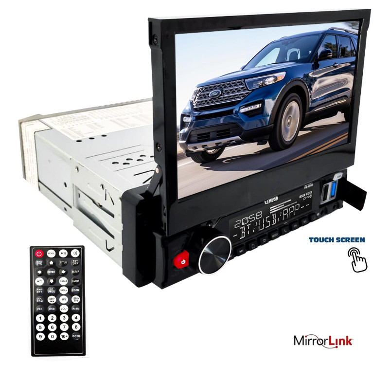 MEGA VM-6700 İndash Teyp 7 İnç 4X65 Watt Bluetooth Mirrorlink