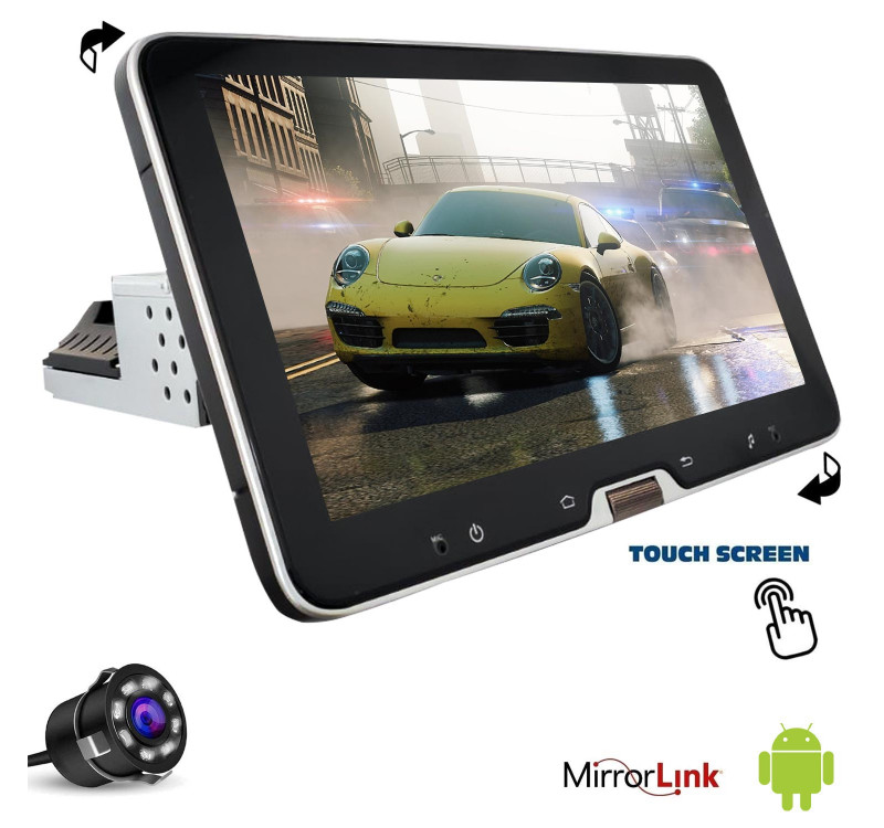 MEGA VM-3405 Tablet Multimedya Android 10 İnç 2+32GB Carplay Mirrorlink Oynar Başlıklı