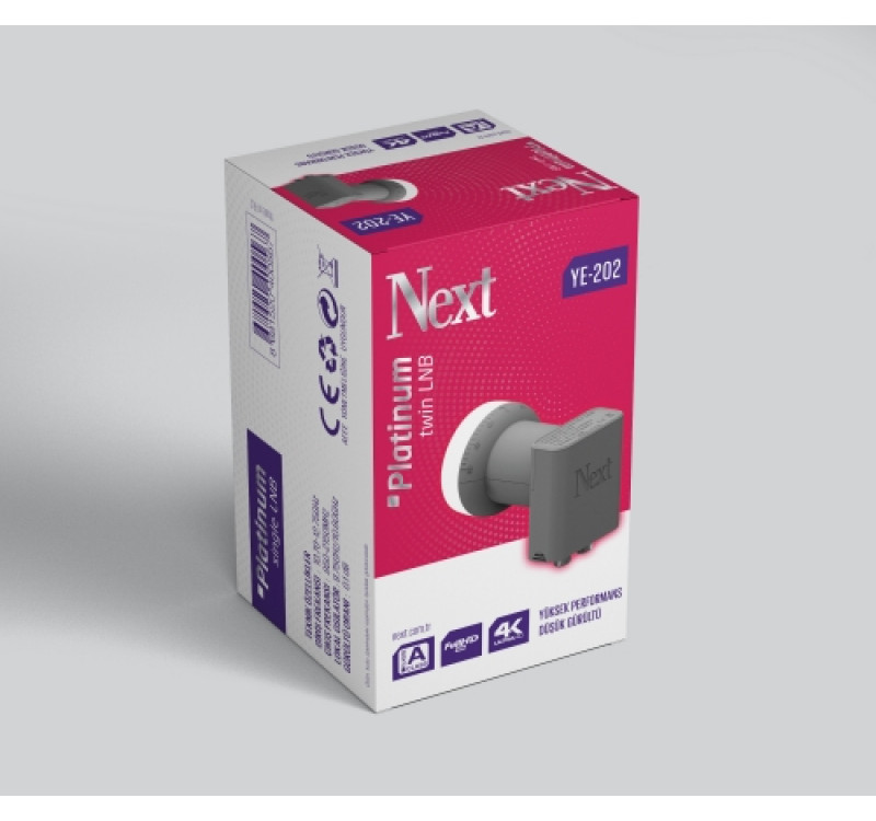 ​Next YE-202 TWIN Platinum Çiftli (İkili) LNB