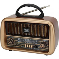 Nns NS-8067 Retro Radyo Nostaljik Tf USB Bluetooth Hoparlör