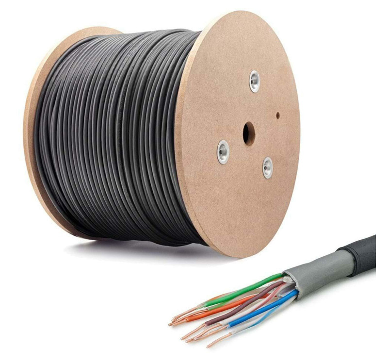 Cat6 Kablo Dış Mekan 23Awg 0.56mm 1 Metre Fiyatıdır