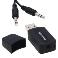 PowerMaster PM-15152 Bluetooth Wireless TO 3.5mm Jack Audio Ses MP3 Alıcı (Receiver Çevirici Adaptörü)