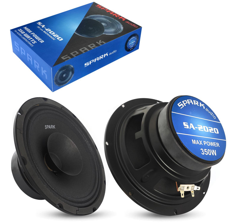 SPARK SA-2020 Oto Midrange 20cm 350 Watt 2 Adet