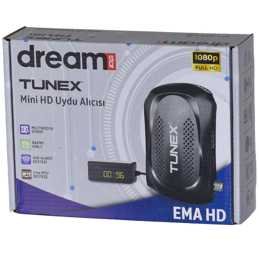 Dreamstar Tunex Mini Full HD TKGS Uydu Alıcısı Dreamstar Tunex Mini Full HD TKGS Uydu Alıcısı