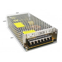 Ztech 12 Volt 10 Amper Metal Kasa Adaptör