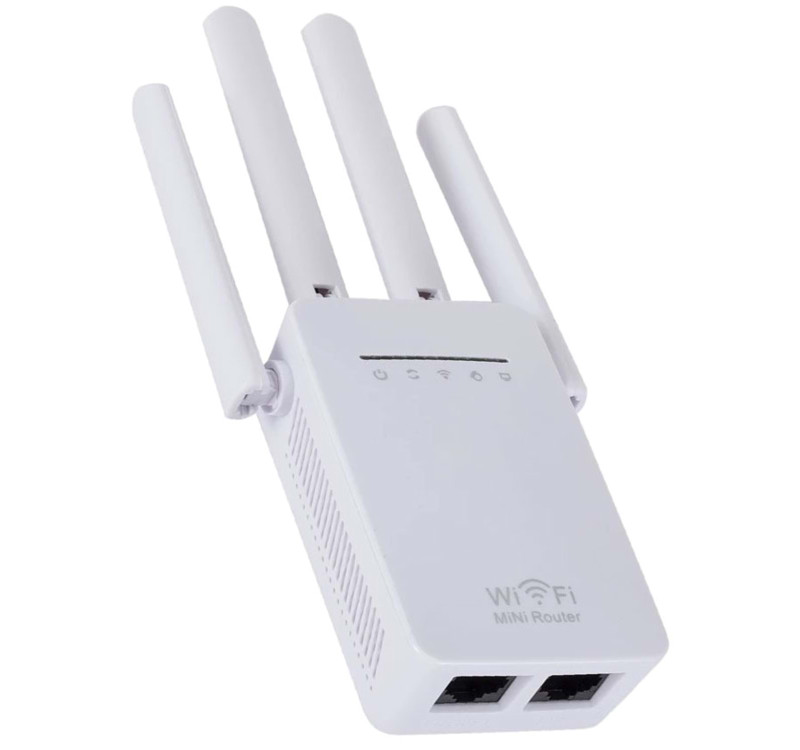 Apronx APX-WR29Q 2.4 GHz 300Mbps Kablosuz Router Menzil Genişletici